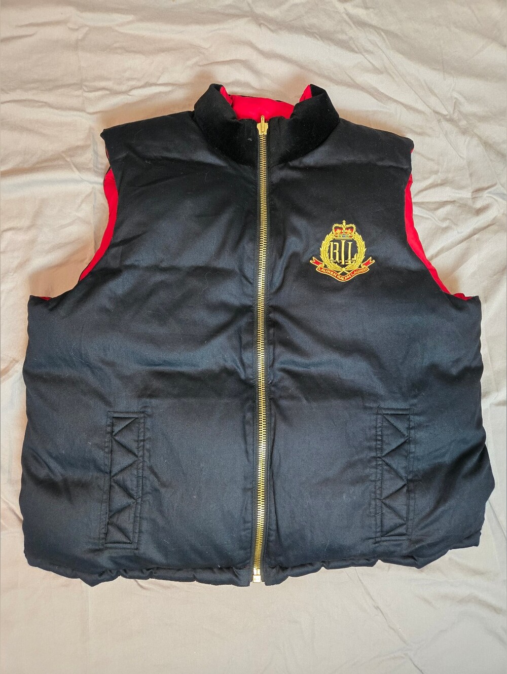 Lauren Ralph Lauren Equestrian Down Puffer Vest